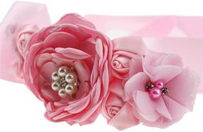 img 2 attached to Lauthen S Maternity Pregnancy Flower Floral Women's Accessories and Belts