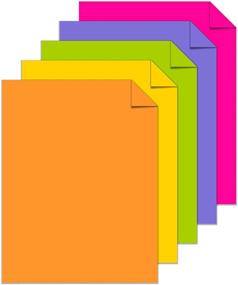 img 2 attached to 🎨 Astrobrights Colored Cardstock, 8.5" x 11", 65 lb/176 gsm, "Happy" 5-Color Assortment, 250 Sheets (21004): Vibrant and High-Quality Cardstock for All Your Crafting Needs
