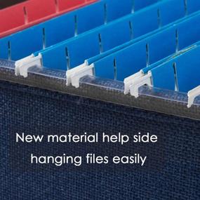 img 1 attached to PRANDOM File Organizer Box - Set Of 1 Collapsible Decorative Linen Filing Storage Hanging File Folders With Lids Office Cabinet Letter Size Royal Blue (15X12