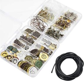 img 1 attached to 🎁 Hypoallergenic Earring Charm Kit: 40 Pairs for DIY Jewelry Making, Perfect Gift for Adults