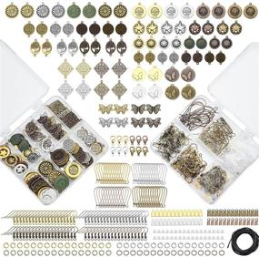 img 4 attached to 🎁 Hypoallergenic Earring Charm Kit: 40 Pairs for DIY Jewelry Making, Perfect Gift for Adults