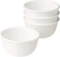 🍽️ corelle livingware 12 ounce dessert white: elegant and versatile dishware for your delightful treats логотип