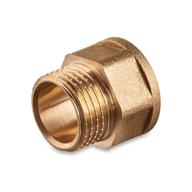 adapter nipple male female brass logo