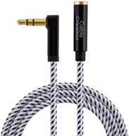 🎧 high-quality 15ft headphone extension cable for phones, headphones, speakers, tablets, pcs, mp3 players and more - cablecreation 3.5mm male to female stereo headphone cable, 4.5m logo