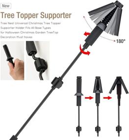 img 1 attached to 🌲 Tree Nest: The Ultimate Christmas Tree Topper Support for All Base Types | Halloween Christmas Garden Treetop Decoration Essential