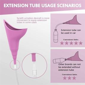 img 3 attached to Women's Portable Urination Device - Convenient Female Urinal Funnel with Extension Pipe and Waterproof Bag