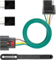 π curt 56375 custom 4-pin trailer wiring harness for chevrolet equinox, black - vehicle-side solution logo