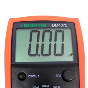 img 1 attached to AideTek DM4070 LCR Meter Multimeter Tester: Measure Capacitance, Inductance, Resistance, and Self-Discharge Effortlessly