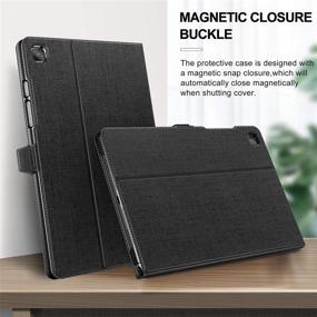 img 2 attached to Infiland Galaxy Tab A7 10.4 2020 Case: Adjustable Stand, Auto Wake/Sleep, Black