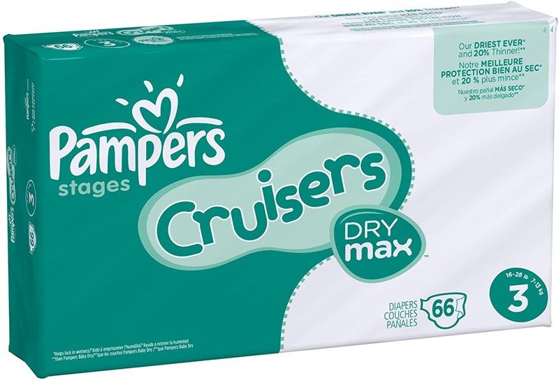 pampers cruisers diapers ebulk count 로고