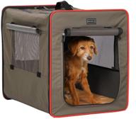 🐶 collapsible travel soft pet crate with sturdy wire frame by petsfit logo