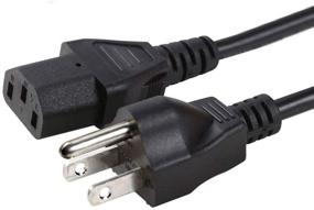 img 3 attached to 6ft 18 AWG 3 Prong Power Cord Replacement: Compatible with Samsung, Panasonic, Sanyo, LG, Philips Plasma TVs