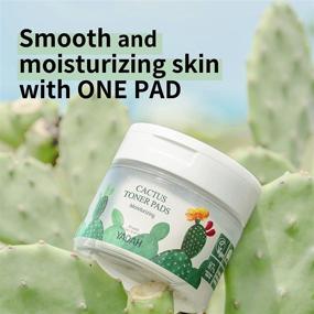 img 3 attached to 🌵 YADAH Cactus Skincare Kit - Cruelty Free Vegan Hypoallergenic Toner, Pads, and Soothing Gel Set