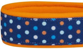 img 1 attached to 🐾 Blueberry Pet 6 Patterns Polka Dots Dog Collars - Soft & Comfortable