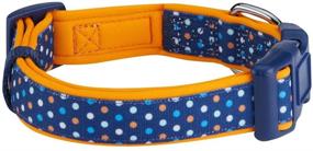 img 3 attached to 🐾 Blueberry Pet 6 Patterns Polka Dots Dog Collars - Soft & Comfortable