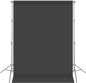 img 4 attached to 📸 Gray Polyester Backdrop Screen - 5x6.5 FT/1.5x2.0M - Ideal for Photography, Video Studio, and Television