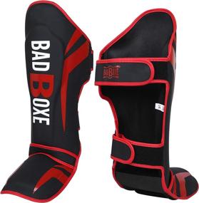 img 3 attached to 🥊 TWISTER FIGHT WEAR BadBoxe Muay Thai, Boxing, MMA, Kickboxing, Karate, Taekwondo Shin Guards (Pair) – Various Sizes for Optimal Protection!