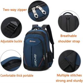 img 2 attached to Вместительный рюкзак Business Backpacks Computer