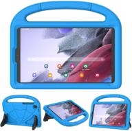 🔵 blue kids case for samsung galaxy tab a7 lite 8.7 inch 2021, dj&rppq lightweight shockproof kid-proof cute cover with handle kickstand for galaxy tab a7 lite 8.7 inch (sm-t220/t225/t227) logo