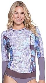 img 2 attached to Maaji Women's Deep Blue Diver Rashguard Swimsuit: Superior Style and Protection!