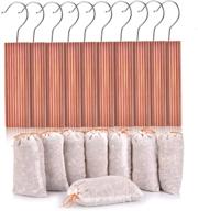 homode cedar blocks: premium cedar hang ups, sachets & fresh scent wood for clothes storage - 18 pack logo