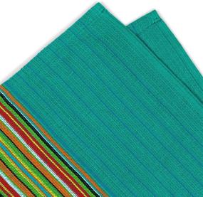 img 1 attached to 🌮 Simpli-Magic 79335 Kitchen Dish Towels: Salsa Stripe Set of 8 – 16x27 Inches, Multi-Purpose Towels for Kitchen Tasks