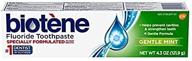 🦷 biotene gentle mint fluoride toothpaste 4.3 oz: superior oral care with a refreshing mint flavor logo