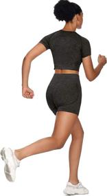 img 2 attached to Sytiz Seamless Outfits Workout Shorts Sports & Fitness and Team Sports
