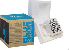 img 3 attached to I Never Asked to Be the World's Best Boss Mug - Funny 11 oz Ceramic Coffee Cup - Perfect Gift Idea for Bosses, Coworkers, Male or Female - Comes with Blue Ribbon Gift Box!