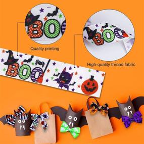 img 2 attached to Halloween Ribbons 6Pattern Grosgrain Decorations