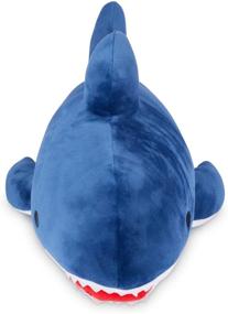 img 3 attached to 🦈 12-inch Blue Shark Plush Pillow: Perfect Stuffed Animal Toy for Kids' Birthday, Valentine, and Christmas Gifts