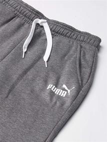 img 3 attached to 👖 Черные джоггеры PUMA для мальчиков M - детская одежда