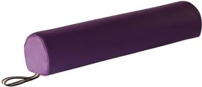 img 4 attached to Master Massage Tables Purple 6-Inch 💜 3/4 Round Bolster Pillow Cushion for Massage Tables