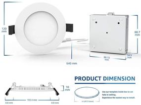 img 3 attached to 💡 Heybright Recessed Downlight Can Killer Certified: The Ultimate Lighting Solution for a Perfect Ambiance