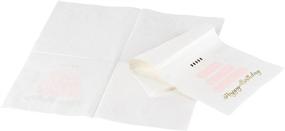 img 1 attached to Cocktail Napkins 100 Pack Birthday Disposable