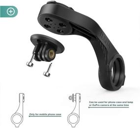 img 3 attached to 🚲 TUSITA One-Key Lock Out Front Mount Pro: Universal Bicycle Handlebar Mobile Holder for Safe Phone Security during Mountain Cycling and Outdoor Sports