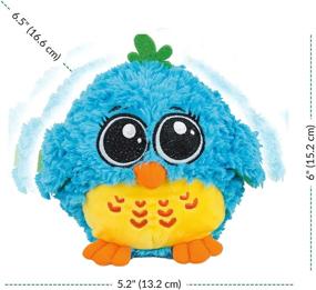 img 1 attached to Mr. Blue - Interactive Singing and Dancing Bird Toy for Babies and Toddlers. Funny Owl Musical Toy for Boys and Girls. Touch and Sound Activated for Kids Ages 6 Months to 6 Years.