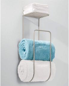 img 3 attached to MDesign Organizer Bathroom Organizing Washcloths