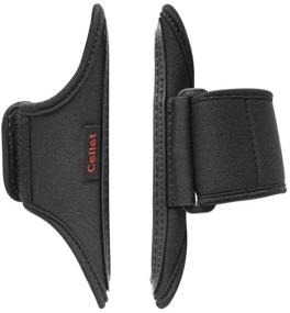 img 3 attached to 📱 Neoprene Armband with 13in Armband & Key Pocket for Apple iPhone 5, 5S, 5C, SE - by Cellet