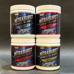 img 1 attached to 💪 Giant Sports International NITRABURST Pre Workout Powder: Enhance Blood Flow, Amplify Strength and Energy Levels, Boost Exercise Performance - Creatine Free!