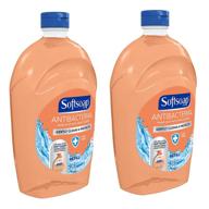 🧼 softsoap antibacterial liquid hand soap refill, crisp clean, 50 oz. (2 pack) logo