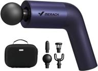 массажер merach deep tissue percussion muscle massager - мощная электрическая массажная пушка для профессиональной терапии, тихое и эффективное облегчение боли. логотип