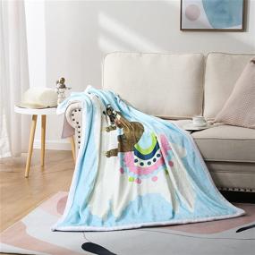 img 3 attached to Sviuse Blanket Cartoon Flannel Bedroom Kids' Home Store