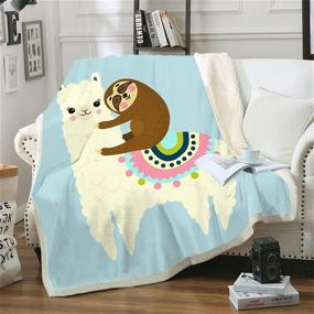 img 4 attached to Sviuse Blanket Cartoon Flannel Bedroom Kids' Home Store