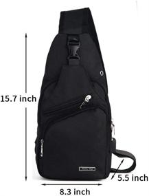 img 3 attached to Versatile Crossbody Charging Backpack: The Perfect Multipurpose Shoulder Daypack