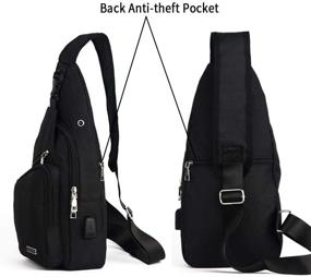 img 2 attached to Versatile Crossbody Charging Backpack: The Perfect Multipurpose Shoulder Daypack