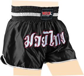 img 2 attached to 🩳 Men's MRX Boxing Shorts: Training, Fight & Muay Thai Shorts for MMA, BJJ, Kickboxing - Ultimate Trunks Clothing