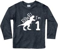 roar into the first year with our rawsome 1st birthday dinosaur boy outfit! logo