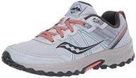 saucony womens excursion running charcoal women's shoes in athletic logo