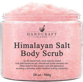 img 4 attached to 🧖 Moisturizing and Exfoliating Himalayan Body Scrub – 20 oz – For Face, Hands, and Feet – Salt Scrub for Women & Men